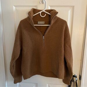 Everlane half zip sweater